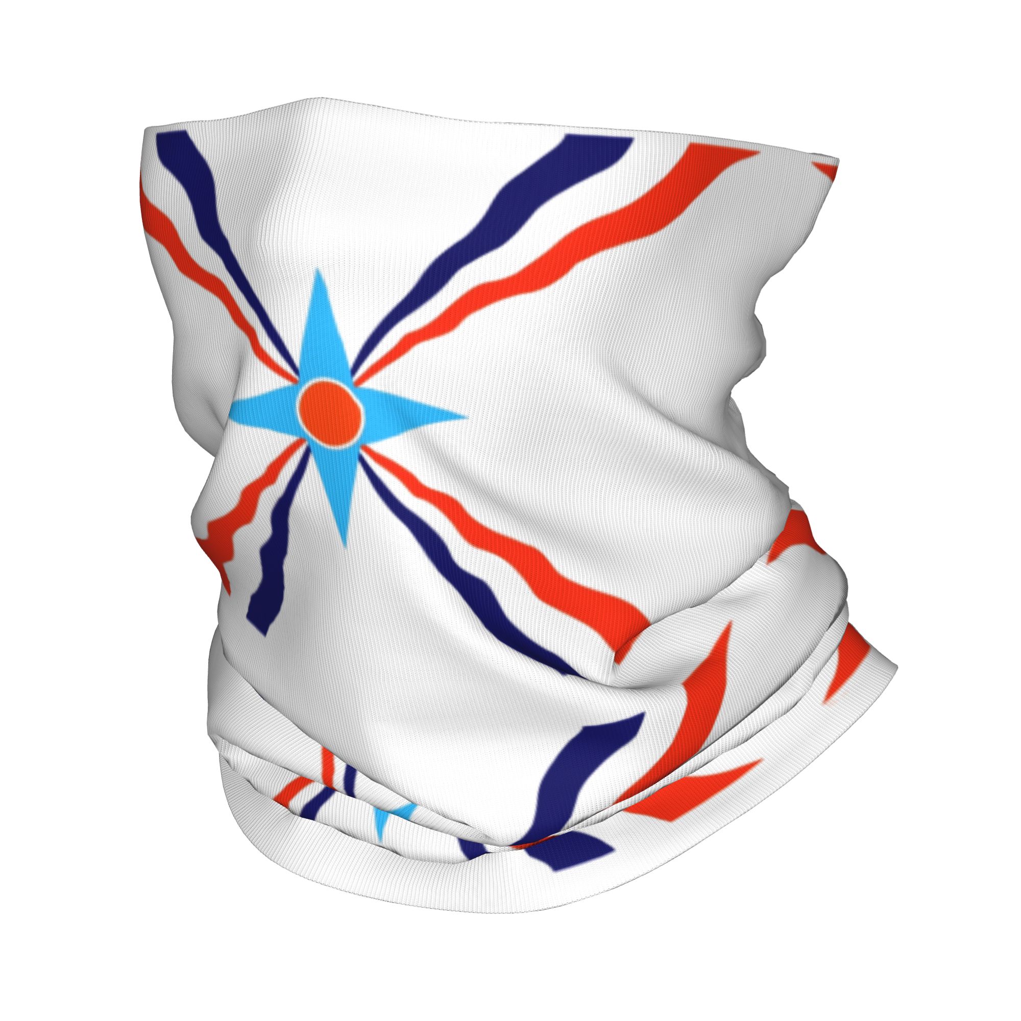 Women Fashion Logo - Syria Assyrian Flag Logo Bandana Neck