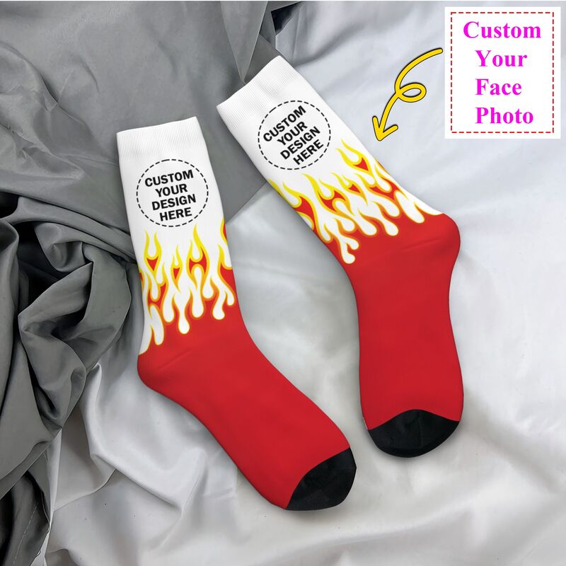 Women Fashion Logo - Personalize Custom Your Design Dress Socks