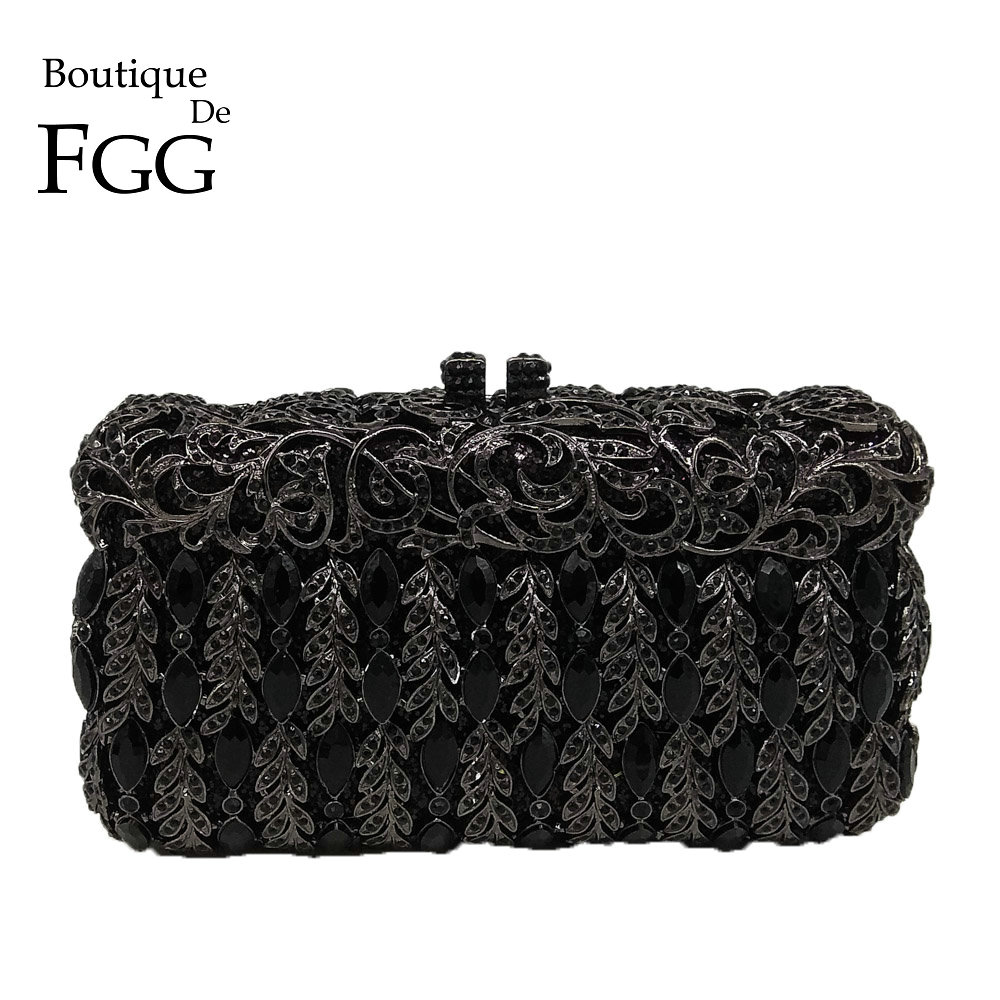 Women'S Fashion Boutique - Boutique De FGG Elegant Black Crystal