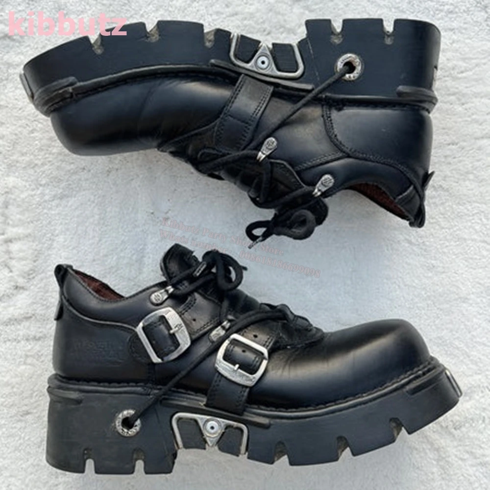 Fashion Women Belt - Punk Sneakers Platform Rock Gothic Dark
