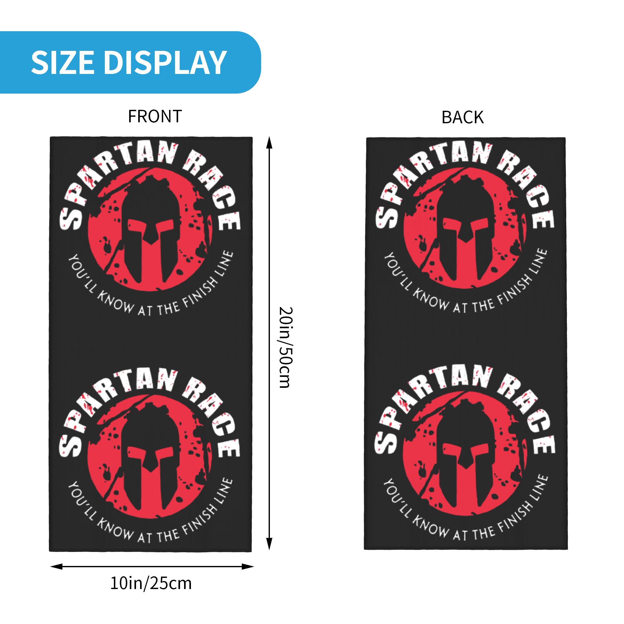 Large Spartan Race Logo Bandan - огляд і ціна Women Fashion Logo