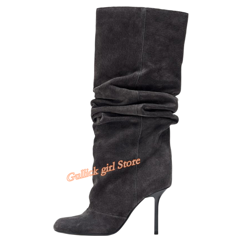 Suede Slouchy Knee High Boots  - огляд і ціна Women'S Fashion Winter 2026