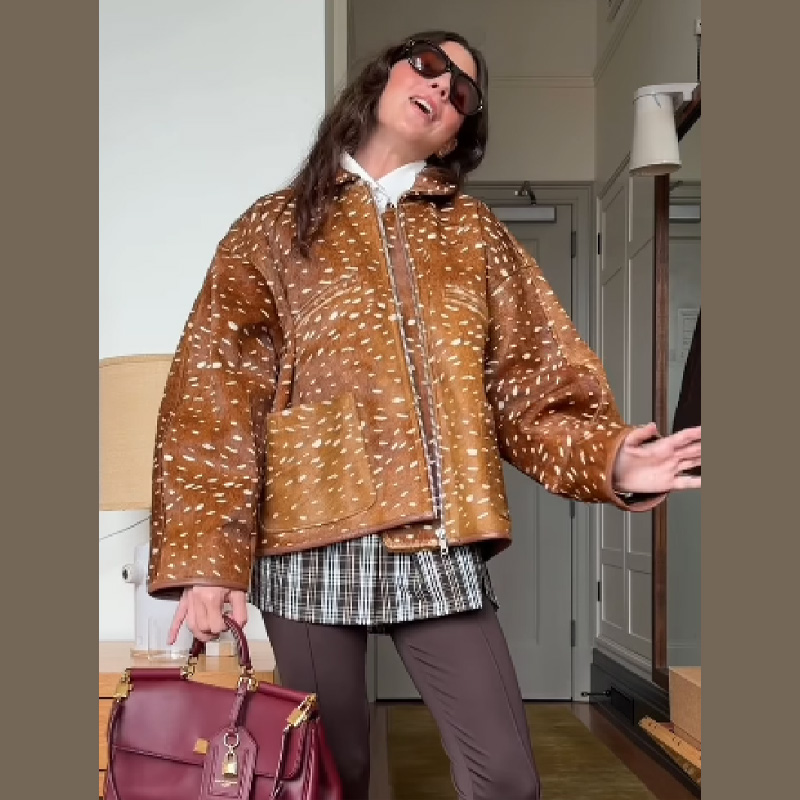 Retro Trendy Short Jacket Lape - огляд і ціна Women'S Fashion Edgy