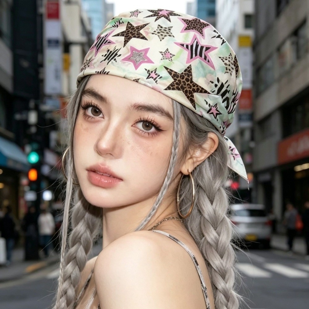 Durable Vintage Square Scarf Y - огляд і ціна Women'S Fashion Edgy