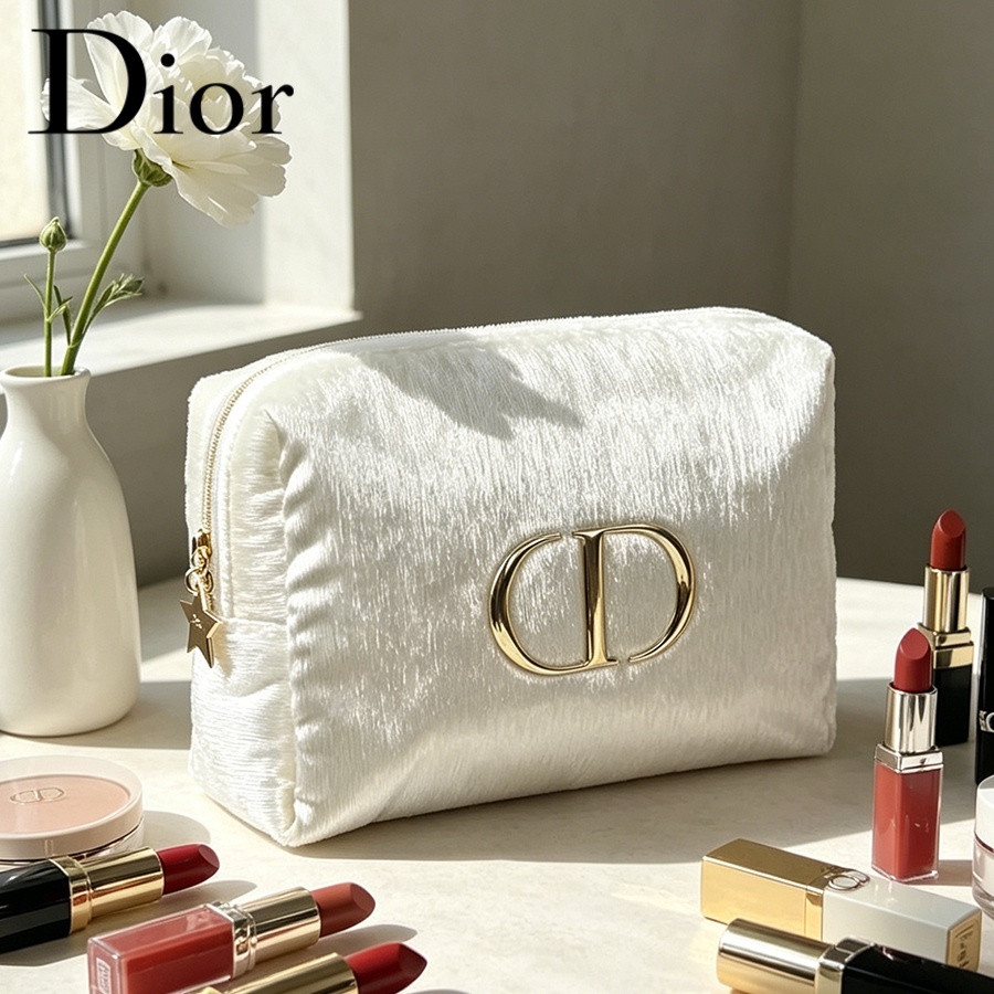 Dior’s Bag White Velvet Travel - огляд і ціна Women Fashion Logo