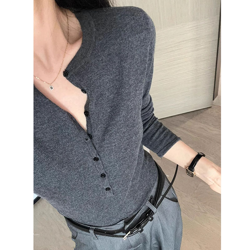 Women Long Sleeved Top V-neck  - огляд і ціна Women Top Fashion