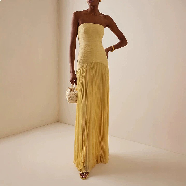 Fashion Ruched Tube Top Dress  - огляд і ціна Ruched Dress Mini