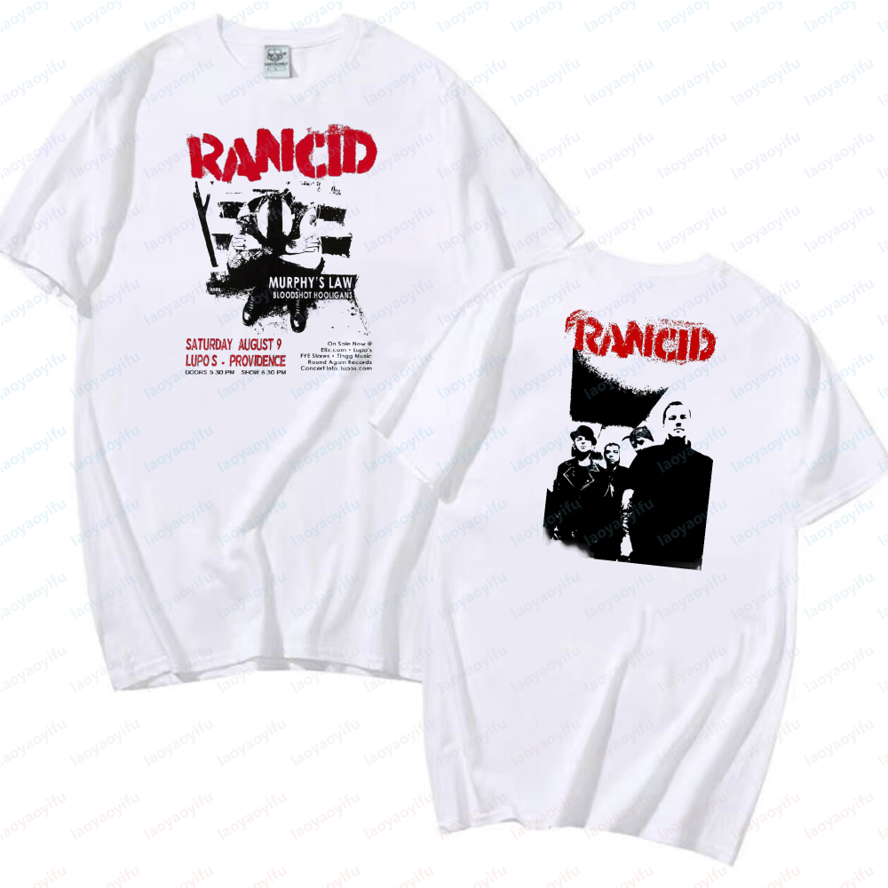 Rancid Double Sided Print Tshi - огляд і ціна Women'S Fashion Edgy