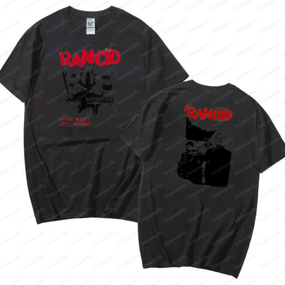 Rancid Double Sided Print Tshi - огляд і ціна Women'S Fashion Edgy