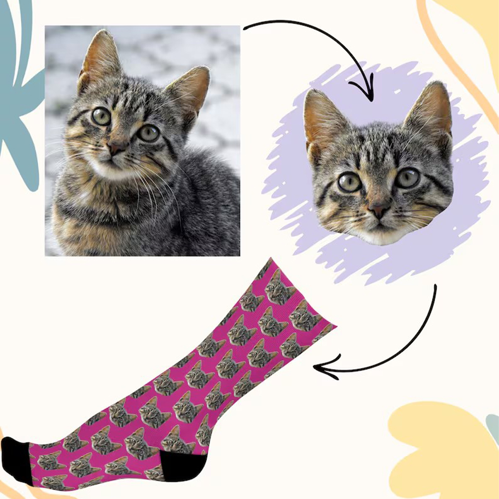 Customize face socks fashion h - огляд і ціна Women Fashion Logo