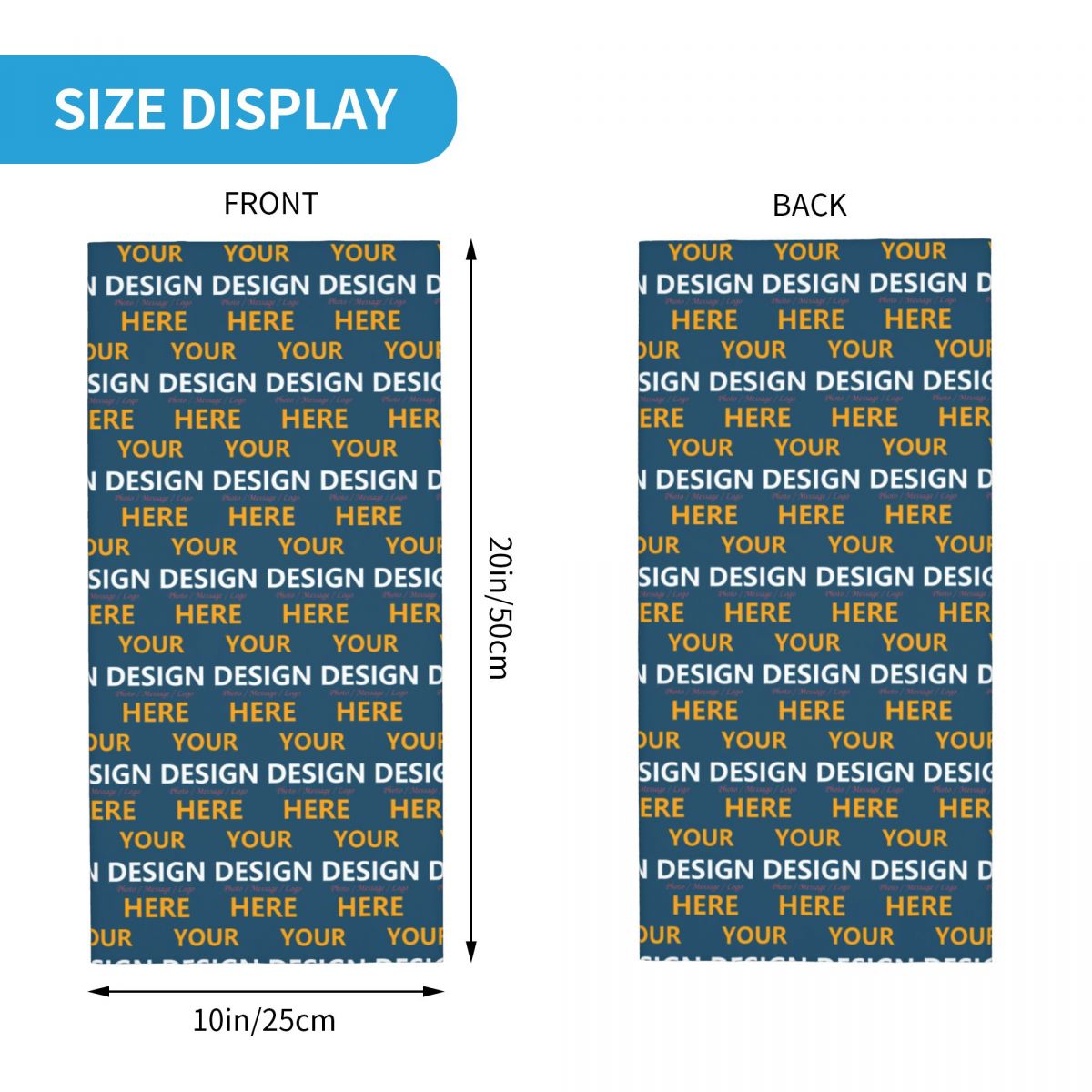 Custom Your Design Here Bandan - огляд і ціна Women Fashion Logo