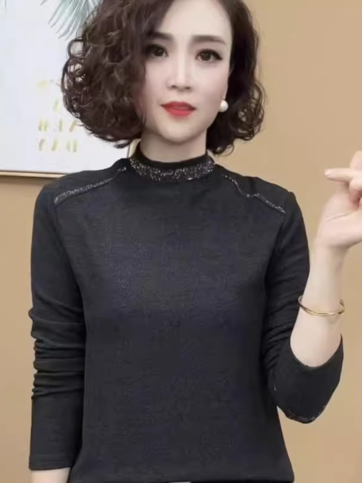 Fashionable Long Sleeve Half H - огляд і ціна Women Fashion Over 40