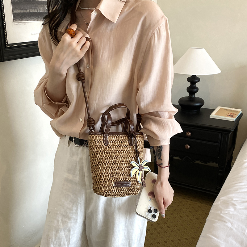 Women Mini Straw Woven Bucket  - огляд і ціна Women'S Fashion Trends 2026 Spring Summer