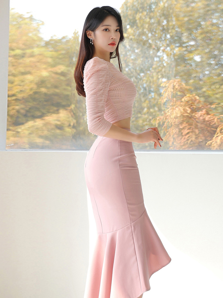 New Fashion Sexy Pink Sweet 2  - огляд і ціна Women'S Fashion Long Coat