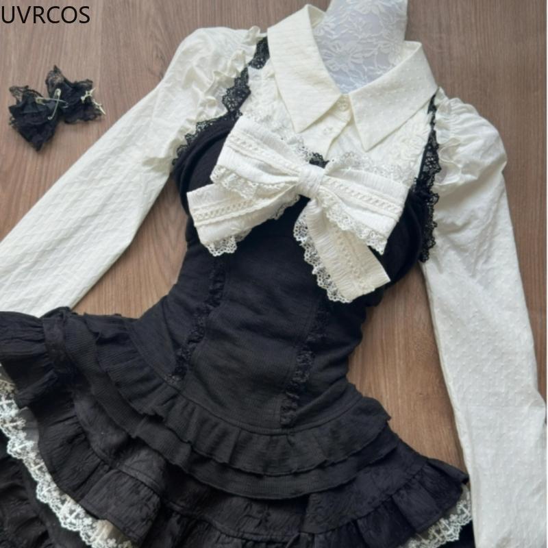 Y2k Aesthetic Lolita Style 3 P - огляд і ціна Women'S Y2K Fashion Aesthetic