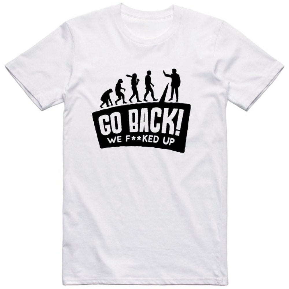 Mens Funny T Shirt Evolution G - огляд і ціна Women Fashion Evolution