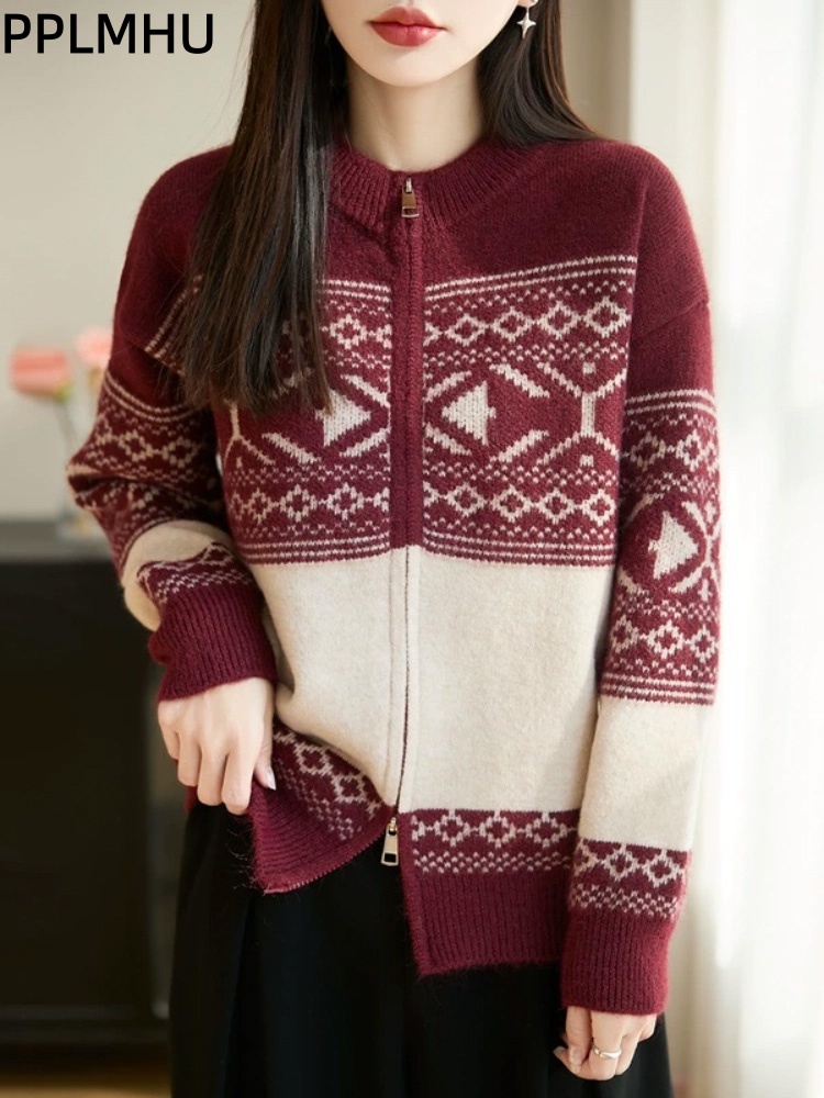 Vintage Jacquard Korean Fashio - огляд і ціна Women'S Fashion Gilet