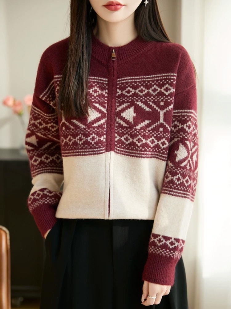 Vintage Jacquard Korean Fashio - огляд і ціна Women'S Fashion Gilet