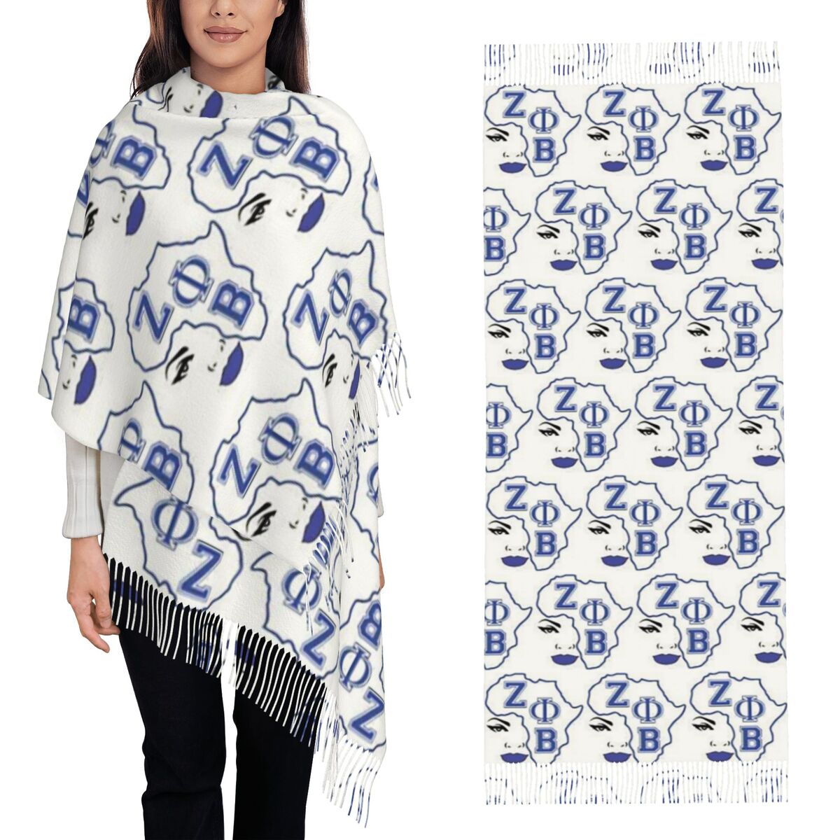 Large Zeta Phi Beta Sorority L - огляд і ціна Women Fashion Logo
