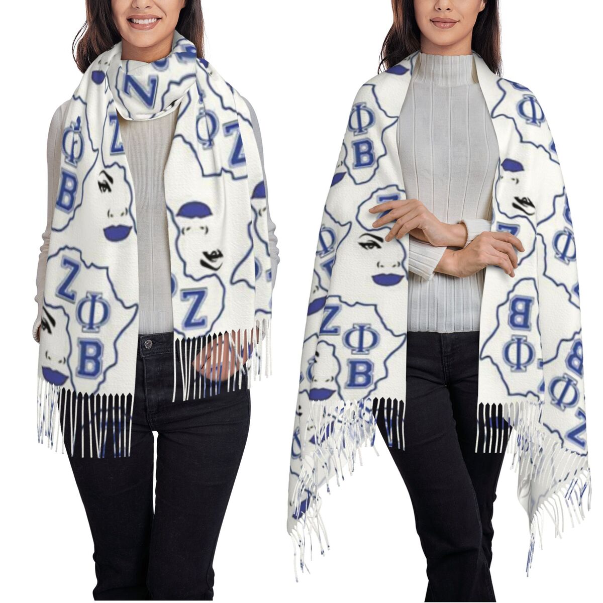 Large Zeta Phi Beta Sorority L - огляд і ціна Women Fashion Logo