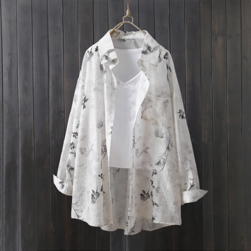 Tencel shirt women's thin coat - огляд і ціна Women'S Fashion Long Coat