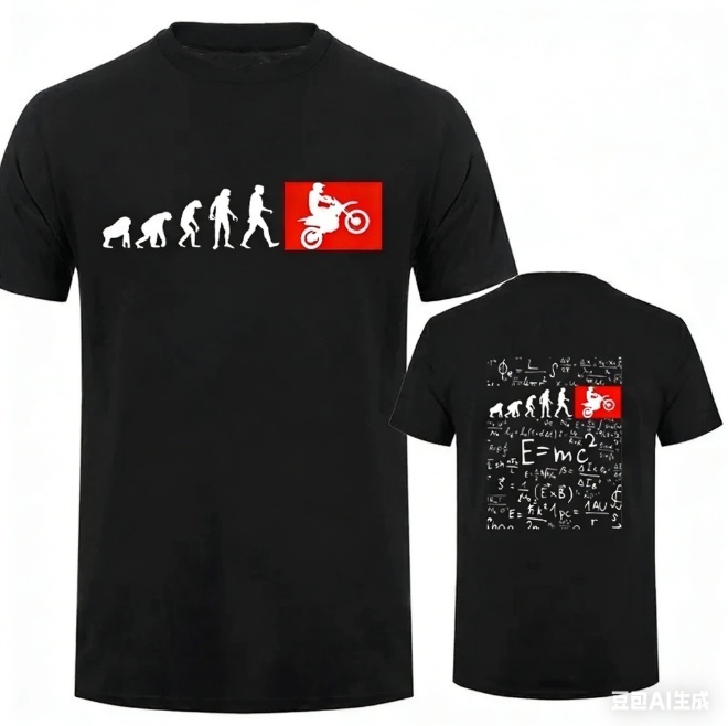 Fun Evolution Pattern T-shirt  - огляд і ціна Women Fashion Evolution