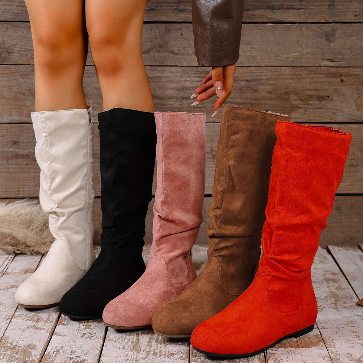 2026 New Fashion Round Toe Sue - огляд і ціна Women'S Fashion Winter 2026