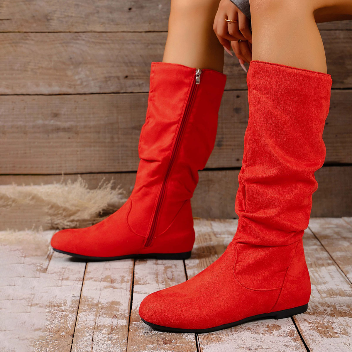 2026 New Fashion Round Toe Sue - огляд і ціна Women'S Fashion Winter 2026