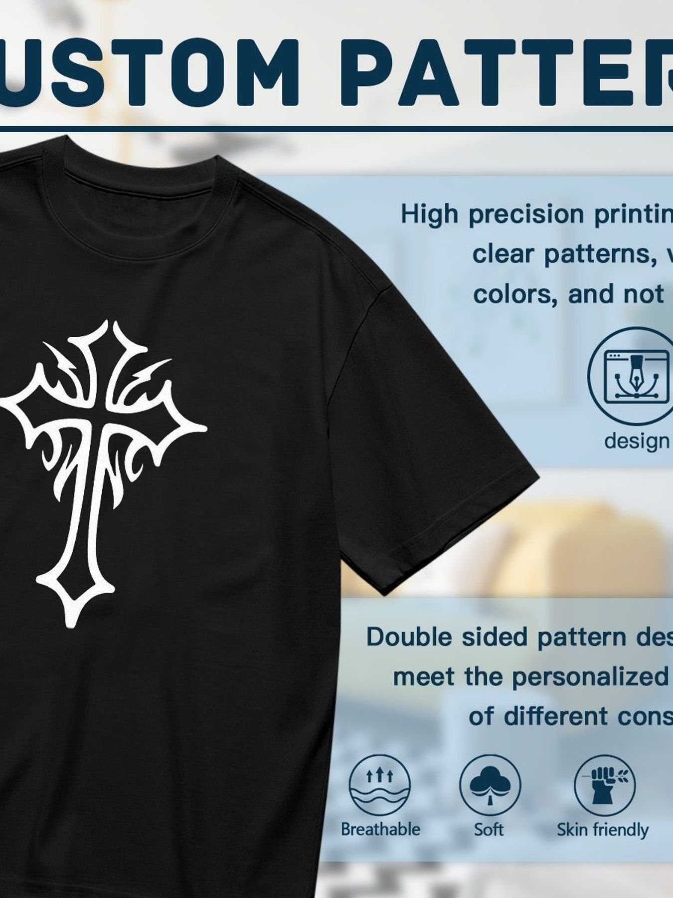 Gothic Cross Graphic T Shirt W - огляд і ціна Women'S Y2K Fashion Aesthetic