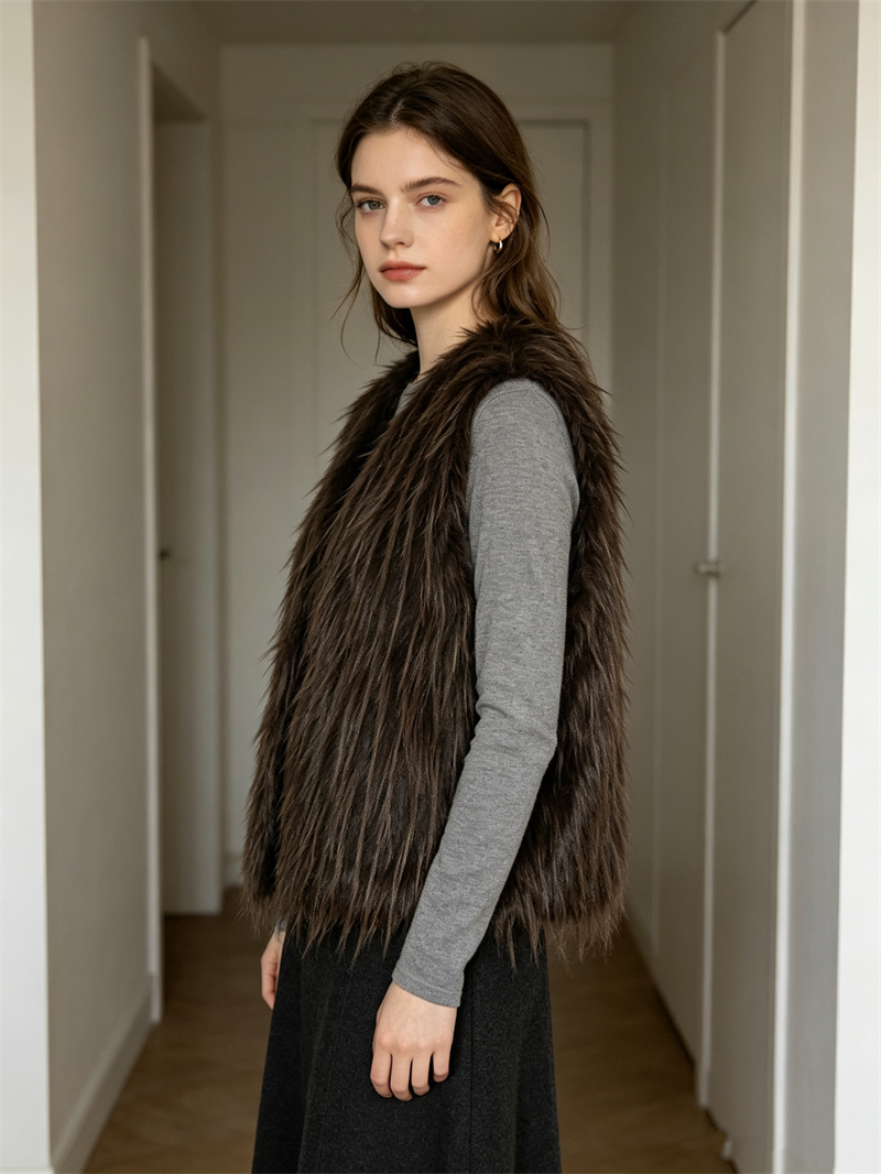 Guobioziy Women's Faux Fur Ves - огляд і ціна Women'S Fashion Gilet