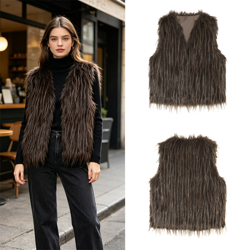 Guobioziy Women's Faux Fur Ves - огляд і ціна Women'S Fashion Gilet