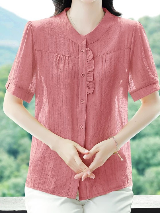 Fashionable Ice Silk Pleated C - огляд і ціна Women Fashion Over 40