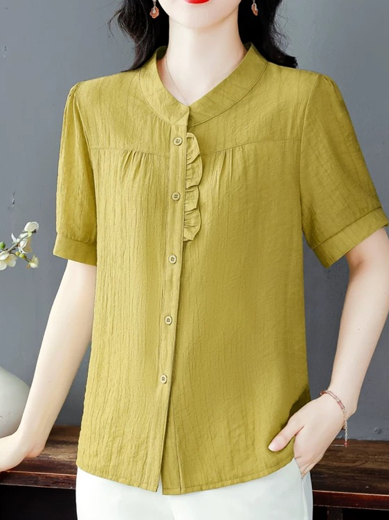 Fashionable Ice Silk Pleated C - огляд і ціна Women Fashion Over 40