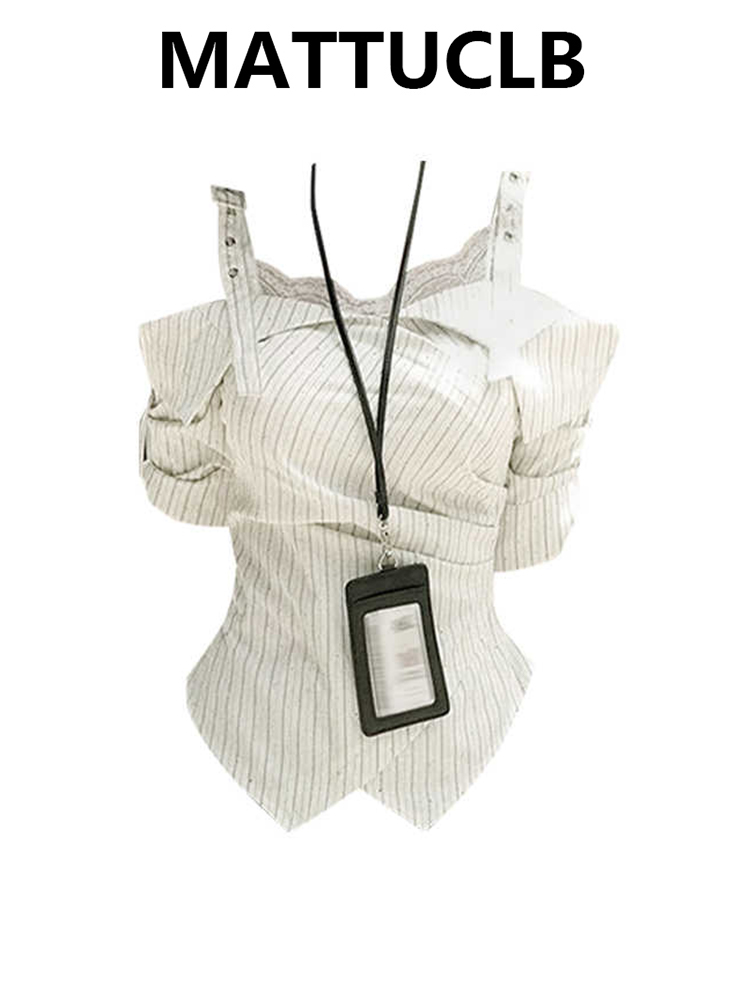 2026 Summer Women Striped Shir - огляд і ціна Women'S Y2K Fashion Aesthetic