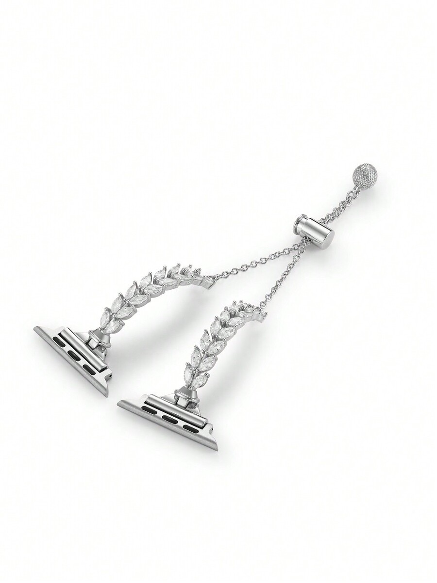 1pc Leaf Rhinestone Bracelet B - огляд і ціна Women Fashion Over 40