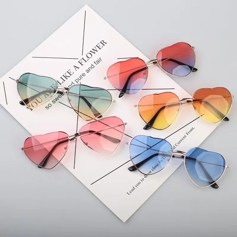 Fashion Heart Shaped Metal Sun - огляд і ціна Women'S Fashion Eyewear