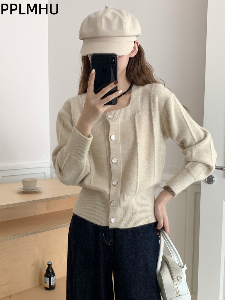 Korean Fashion Square Collar K - огляд і ціна Women'S Fashion Gilet