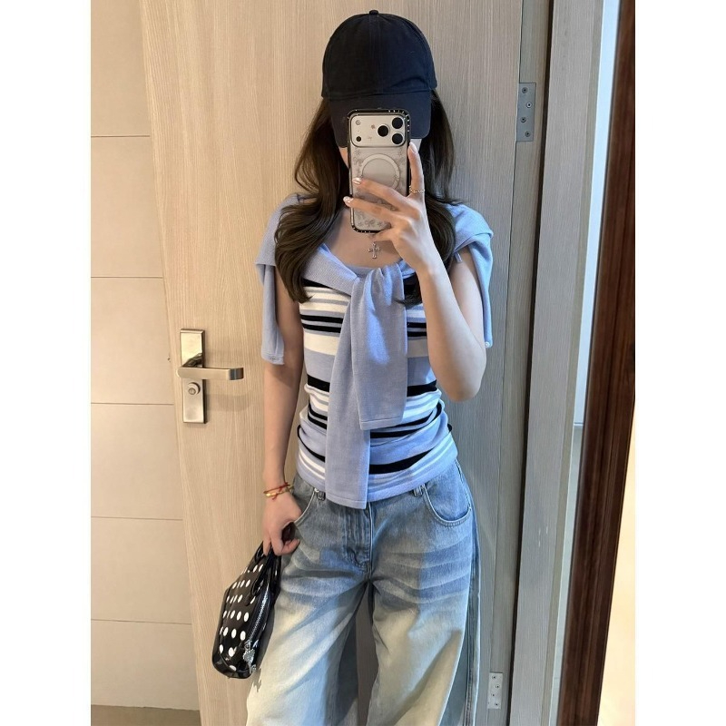 Blue Knitted Suits Women 2026  - огляд і ціна Women'S Y2K Fashion Aesthetic