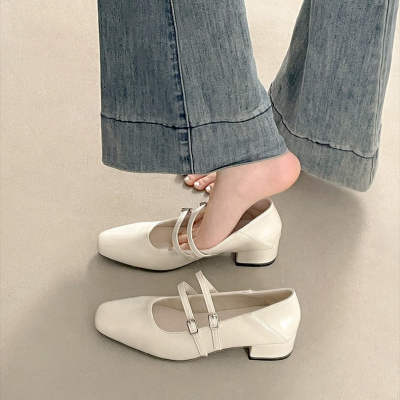 Square Toe Low Heel Women Silv - огляд і ціна Fashion Women Belt