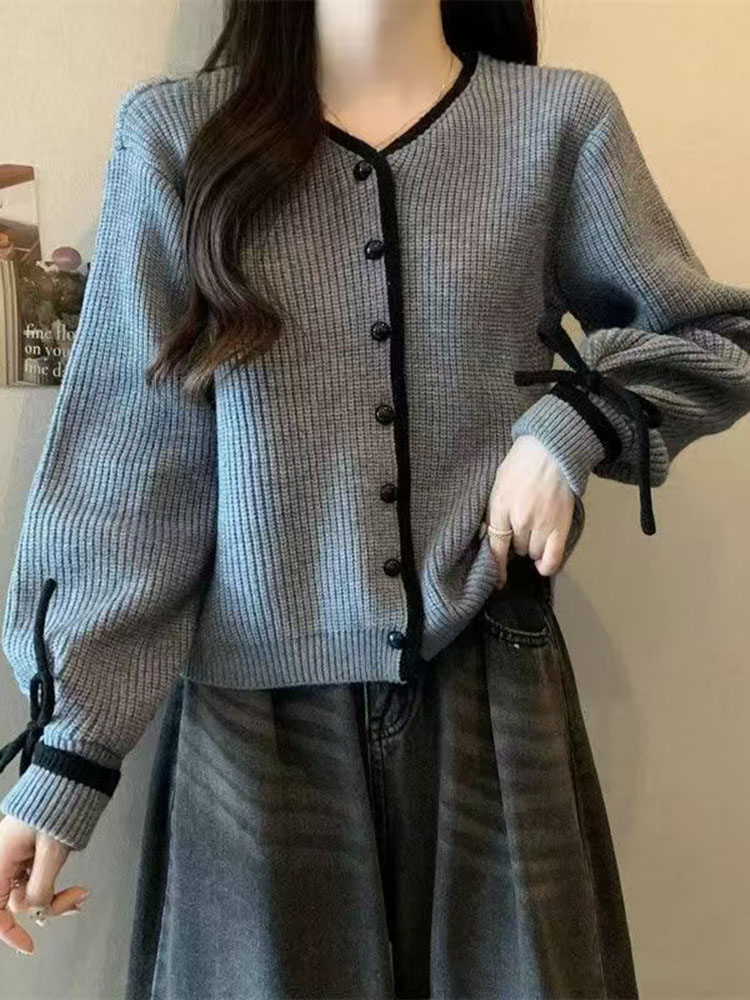 Baggy Striped V-Neck Knitted C - огляд і ціна Women'S Fashion Gilet