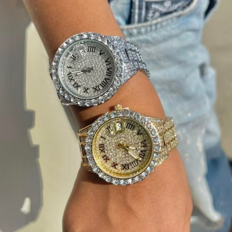 Luxury Full Rhinestone Watch f - огляд і ціна Women'S Fashion Digital Watch
