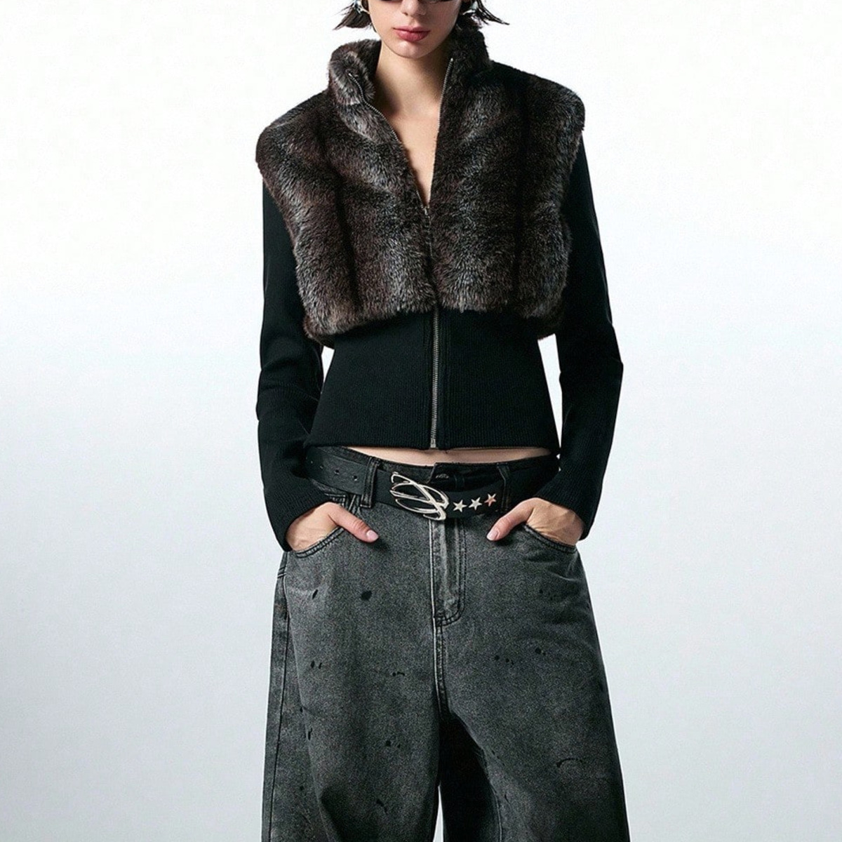 Women Cropped Sleeveless Zip‑U - огляд і ціна Women'S Fashion Gilet