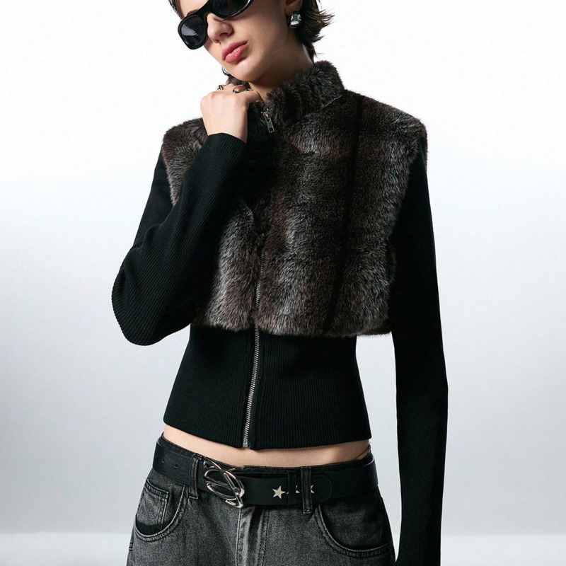 Women Cropped Sleeveless Zip‑U - огляд і ціна Women'S Fashion Gilet