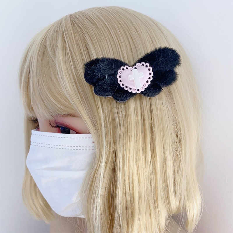 Gothic Heart Angel Wing Hair C - огляд і ціна Women'S Y2K Fashion Aesthetic